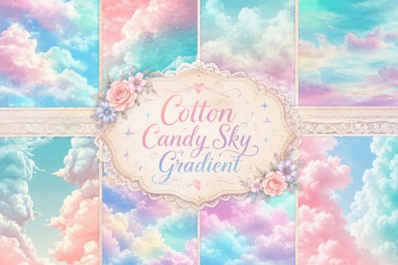 Cotton Candy Sky Gradient: A Dreamy Digital Design Trend