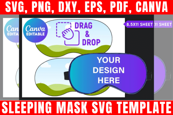 Designing Custom Sleep Eye Masks: How Sleep Eye Mask Templates and Sleep Mask SVG Files Are Revolutionizing Creativity and Commerce