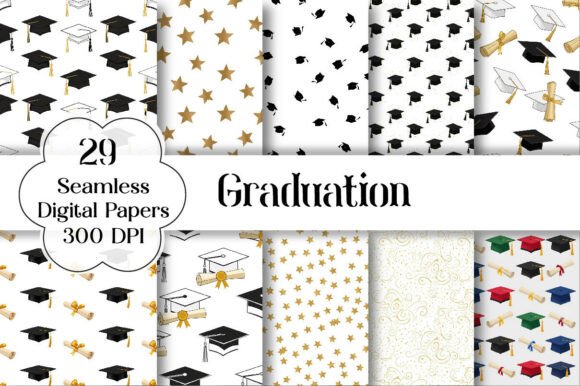 Elevating Creative Projects and Print Businesses with Seamless Graduation Digital Paper