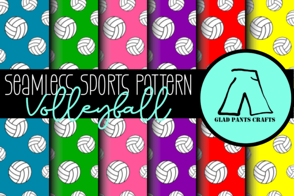 Elevating Creative Projects with Seamless Sports Pattern Volleyball Designs