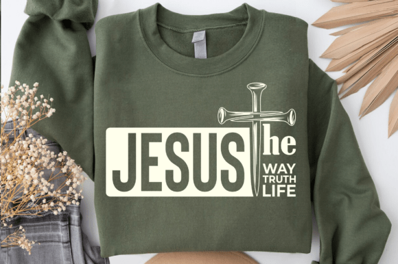 Elevating Faith-Based Design: Leveraging the Jesus the Way the Truth the Life SVG PNG for Modern Creative Projects