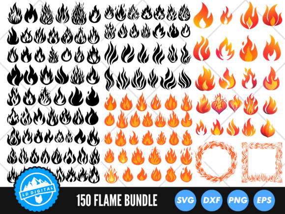 Fire SVG Bundle, Fire ClipArt, and Flame SVG: Igniting Creative Projects Across Mediums