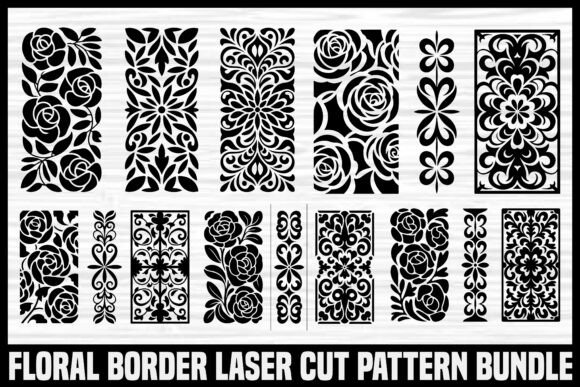 Floral Pattern Lesar-Cut Nail Art Stencil: A Creative Tool for Nail Artists and Craft Enthusiasts