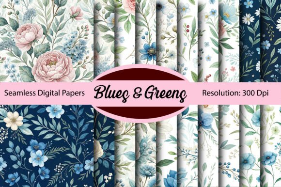 Integrating Blues Greens Seamless Digital Paper into Professional Creative Workflows