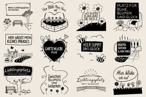 Mein Lieblingsplatz Im Garten SVG PNG: A Guide to German Garden Craft Designs