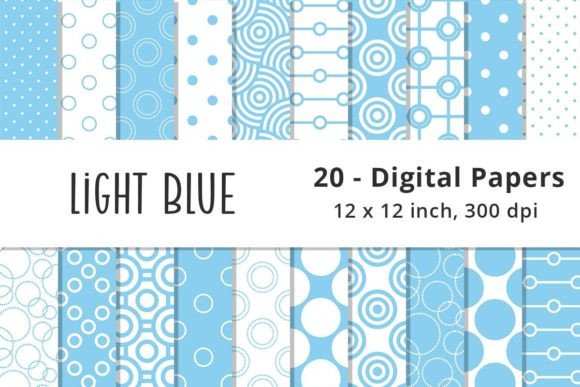 Printable Light Blue Polka Dot Patterns: A Versatile Digital Asset Guide